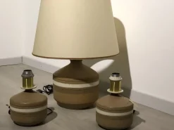 Lampada da tavolo I tre Greta Ambra a prezzi outlet