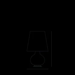 Lampada da tavolo in vetro Fontana grande  Fontana arte a prezzo Outlet