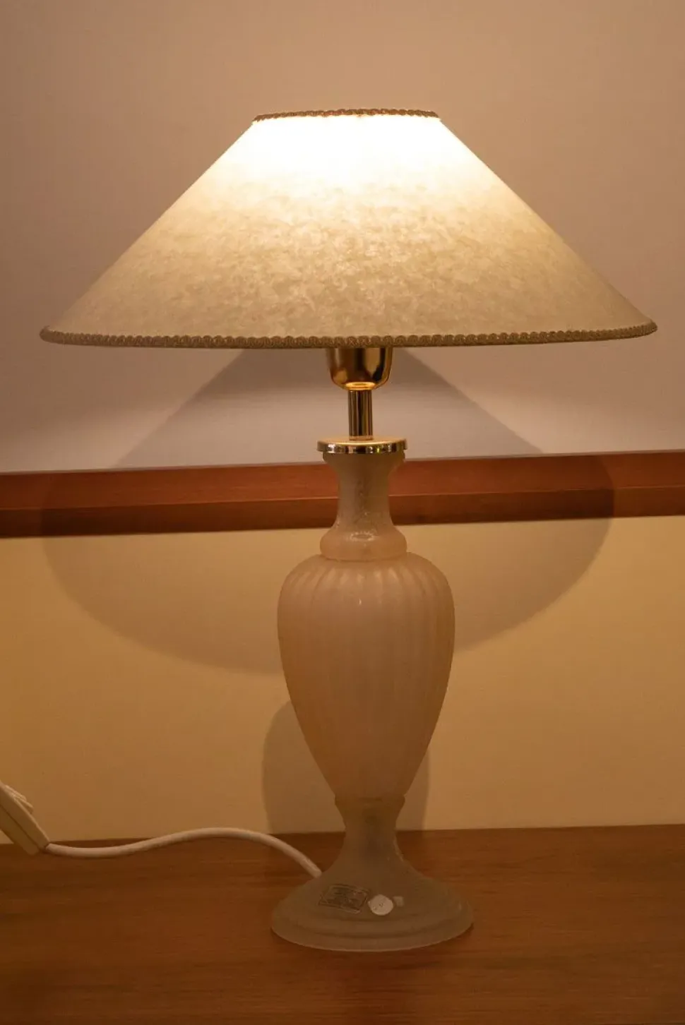 Lampada da tavolo N. 2 lampade di murano interno luce Artigianale con uno sconto esclusivo