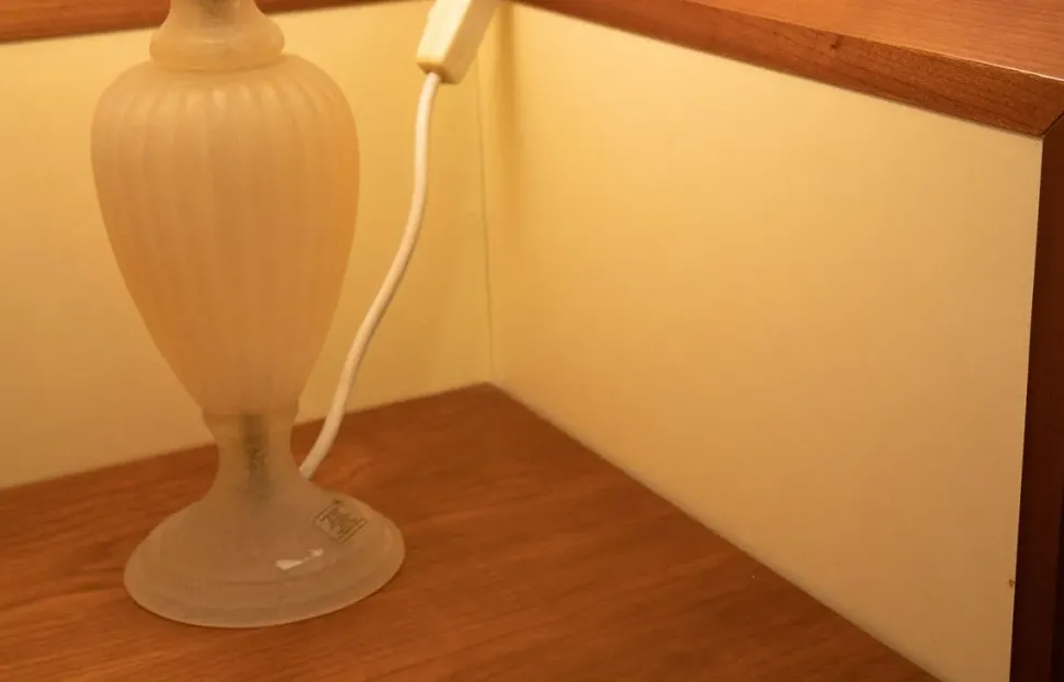 Lampada da tavolo N. 2 lampade di murano interno luce Artigianale con uno sconto esclusivo