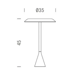 Lampada da tavolo Panama  Nemo a prezzo Outlet