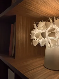 Lampada da tavolo Slamp Clizia battery Bianco con forte sconto