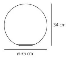 Lampada da tavolo stile Design Dioscuri tavolo 35  Artemide a prezzi outlet