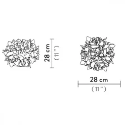 Lampada da tavolo Veli table foliage  Slamp in Offerta Outlet