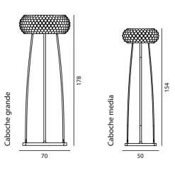 Lampada da terra Caboche terra Foscarini a prezzo scontato