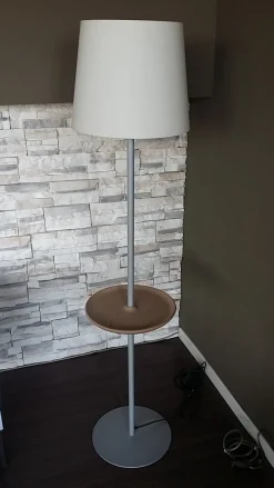 Lampada da terra Interni Luce carlotta rovere con SCONTO 48%