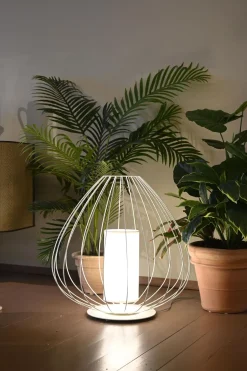 Lampada da terra Karman Cell Bianco con forte sconto