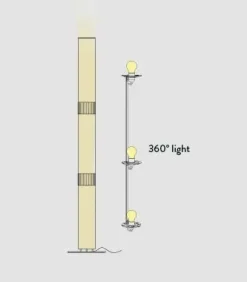 Lampada da terra La lollo floor  Slamp a prezzo Outlet