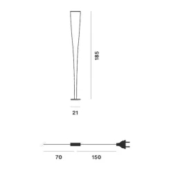 Lampada da terra Mite led anniversario Foscarini a prezzo scontato