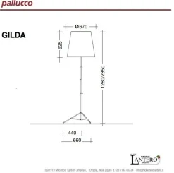 Lampada da terra Pallucco Gilda pallucco stile Moderno a prezzi convenienti