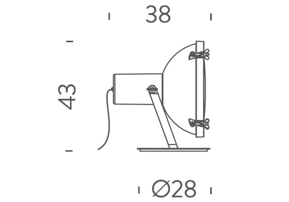 Lampada da terra Projecteur 365 floor Nemo a prezzo Outlet