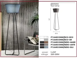 Lampada da terra stile Design Garconne Ondaluce a prezzi convenienti