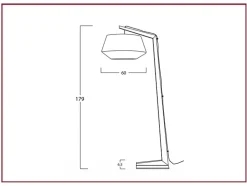 Lampada da terra stile Design Geppetto Egoitaliano in offerta