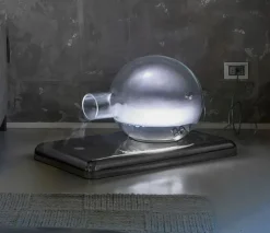 Lampada da terra Trecinquezeroluce Dama by Marco Rota in cristallo