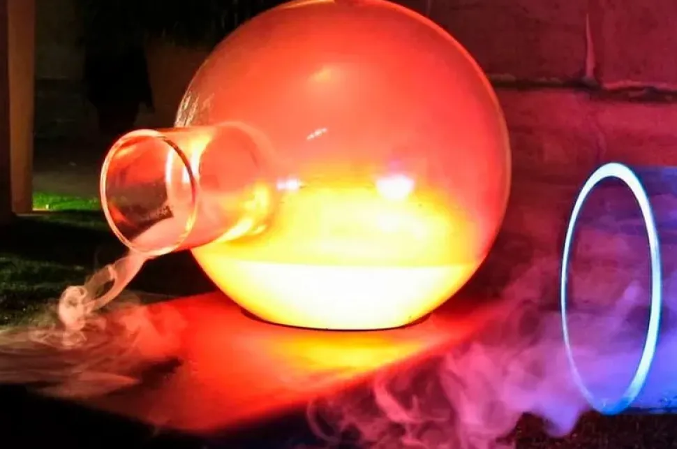 Lampada da terra Trecinquezeroluce Dama by Marco Rota in cristallo