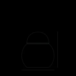 Lampada Daruma grande, Fontana Arte scontata.