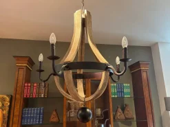Lampada Dialma brown Lampadario a PREZZI OUTLET