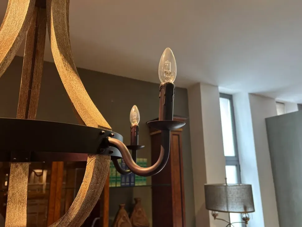 Lampada Dialma brown Lampadario a PREZZI OUTLET