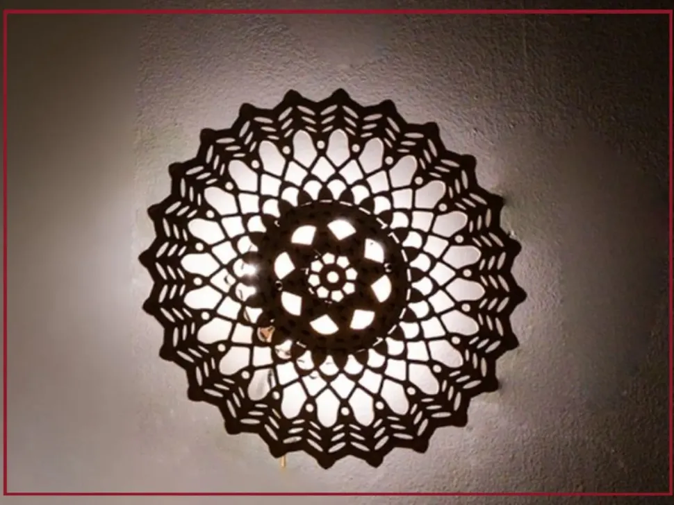 Lampada Donna velia Artigianale in OFFERTA OUTLET