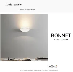Lampada Fontana Arte LED Bonnet, Bianco, prezzi outlet online.