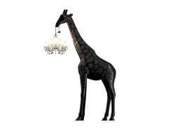 Lampada Giraffe in love design bianco Artigianale in OFFERTA OUTLET
