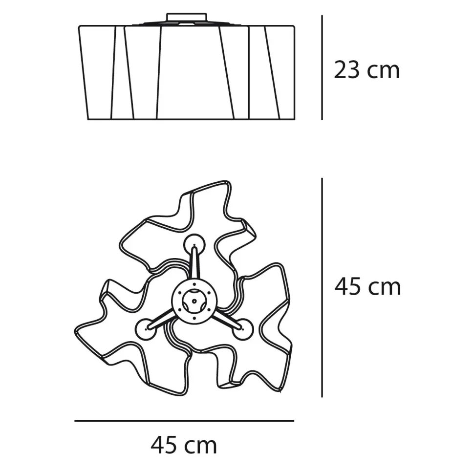 Lampada Logico mini ceiling 3x120° artemide Collezione esclusiva in OFFERTA OUTLET