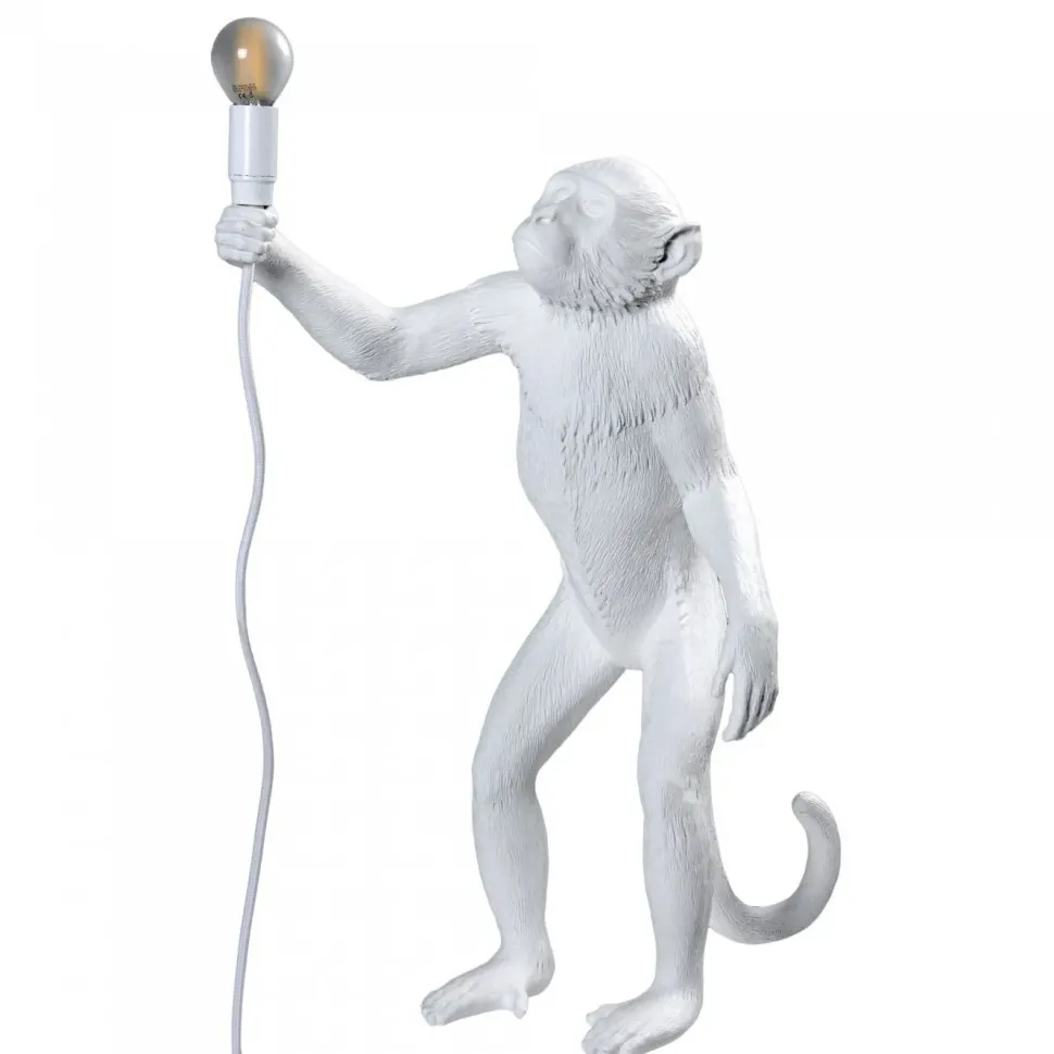 Lampada Seletti Monkey lamp white a PREZZI OUTLET
