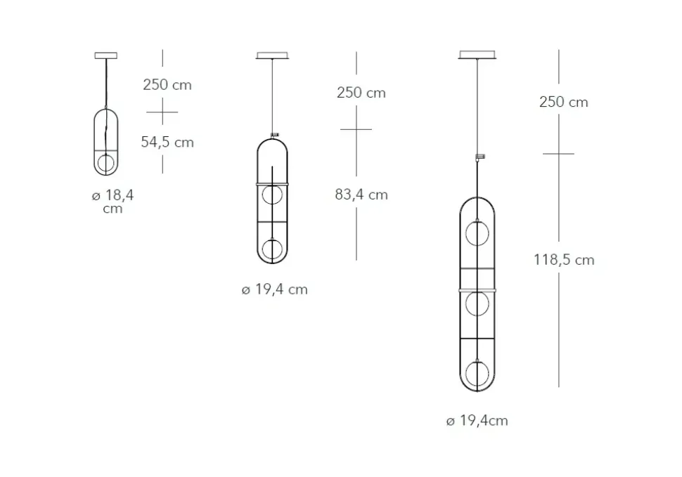 Lampada Setareh Fontana Arte a prezzo Outlet.