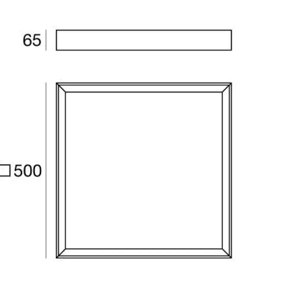 Lampada Tara 8332 45w plafoniera led Linea light in OFFERTA OUTLET