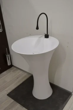 Lavabo in Solid surface modello Hilton next 01 a marchio Mastella a prezzi outlet