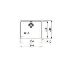 Lavello Mrx 110 50 Franke con forte sconto