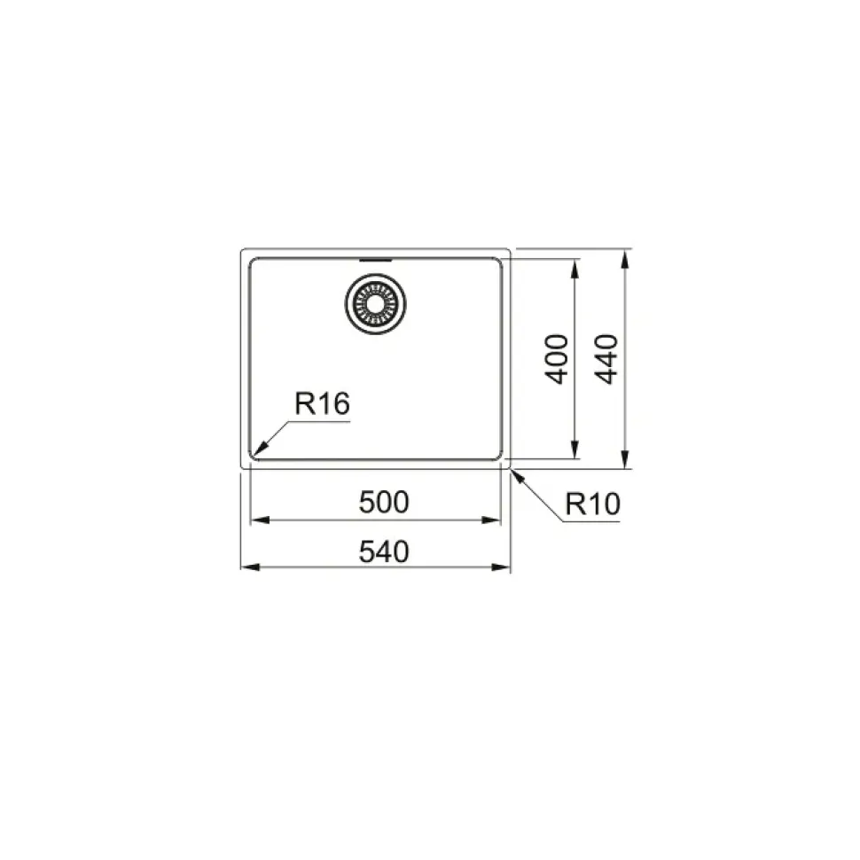 Lavello Mrx 110 50 Franke con forte sconto