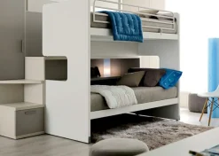 Letto a Castello Roy scorrevole Doimo Cityline