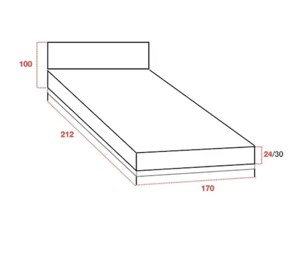 LETTO Afrodite Artigianale in OFFERTA OUTLET - 45%