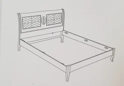 Letto Art. 920/b Decor art SCONTATO a PREZZI OUTLET