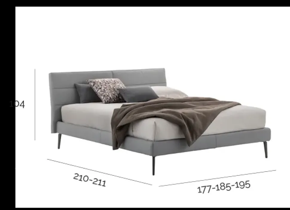 LETTO Berry V&nice a PREZZI OUTLET