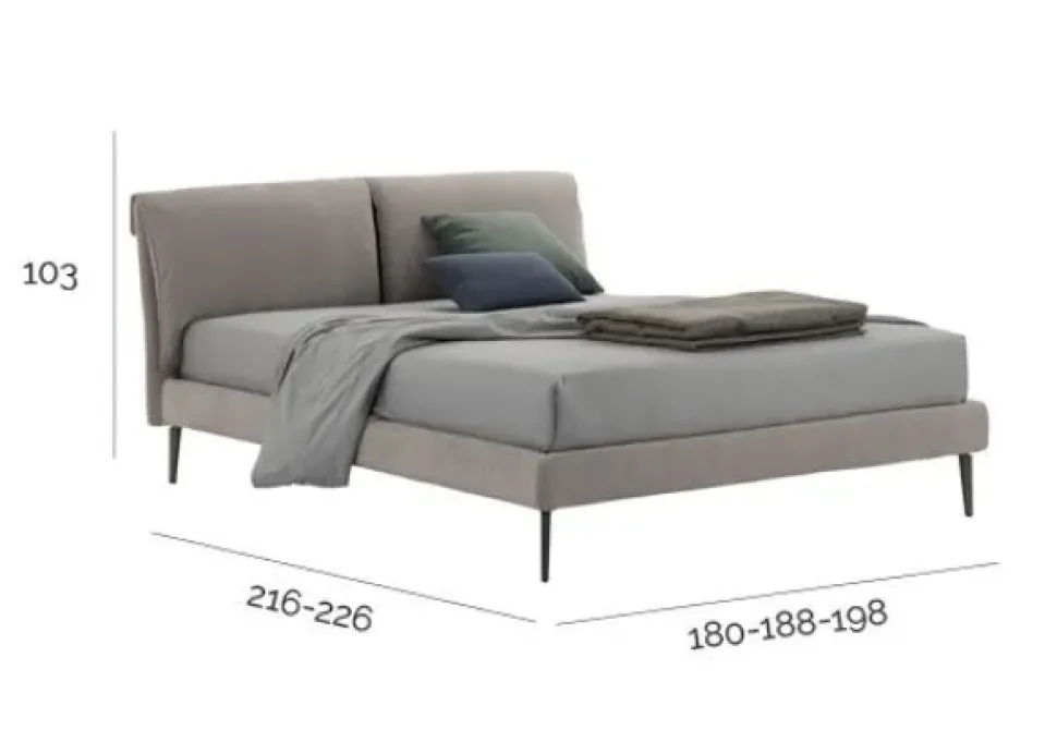 Letto Bertè Md work SCONTATO a PREZZI OUTLET