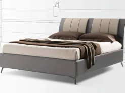 LETTO Carolina ecopelle Stilfar SCONTATO