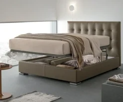 Letto classico con contenitore Victor plus V&nice a prezzo ribassato