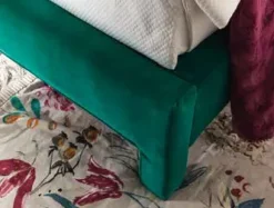 Letto classico con gambe Letto matrimoniale lavanda 50 luxury made in italy Md work a prezzo ribassato