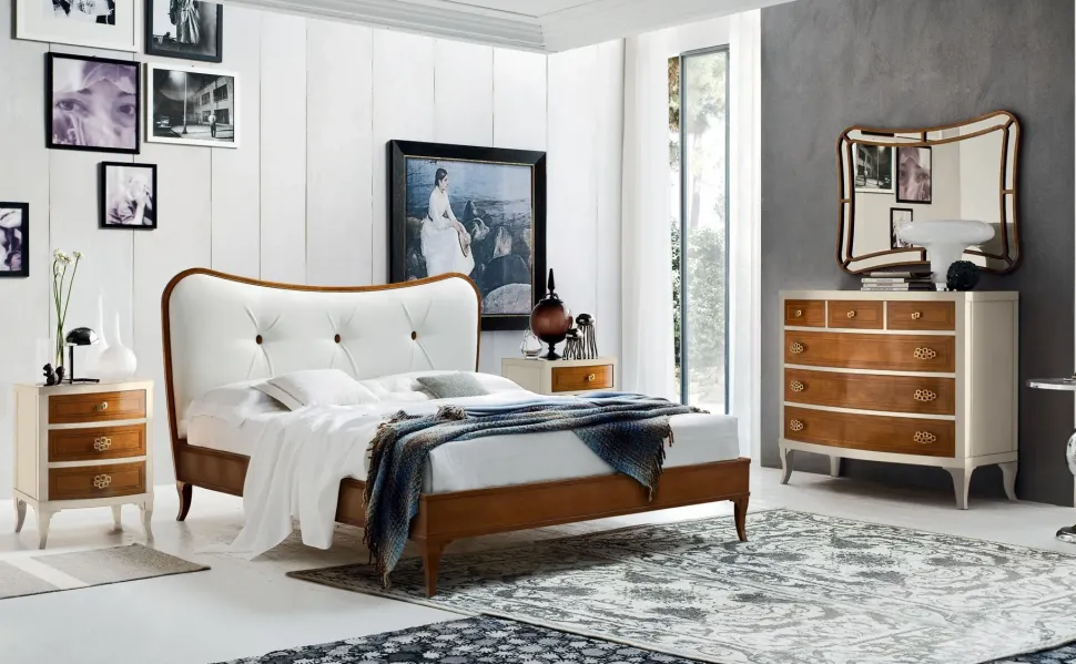 Letto classico con giroletto Nuvola Le fablier a prezzo scontato