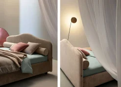 Letto classico con giroletto Medea Twils a prezzo scontato