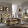 Letto classico Letto con contenitore e legno in foglia oro Md work scontato 41%