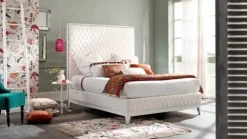 Letto classico Letto matrimoniale ginestra 50 luxury made in italy Md work con uno sconto esclusivo
