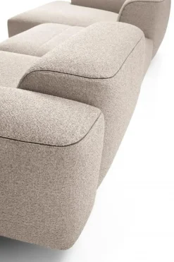 Letto con penisola Limitless Felis in Tessuto a 4388€