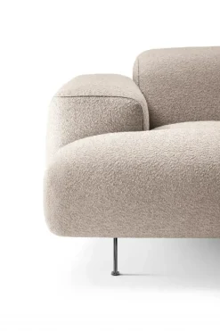 Letto con penisola Limitless Felis in Tessuto a 4388€