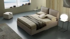 Letto Denise moderno con contenitore artigianale, 47% di sconto!
