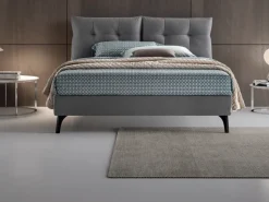 Letto design con contenitore Loren Oggioni a prezzo ribassato
