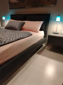 Letto design con contenitore Wiki con contenitore a box V&nice a prezzo scontato