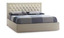 Letto design con contenitore Vittoria Artigianale a prezzo scontato